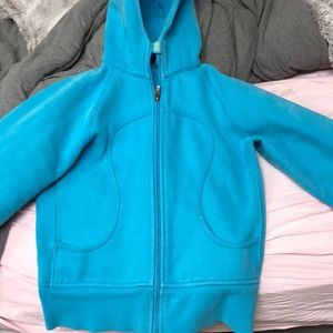 Lulu blue scuba hoodie